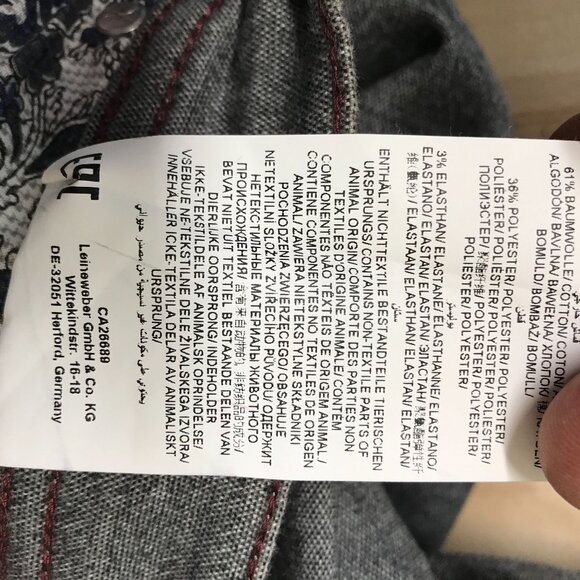 BRAX FEEL GOOD - MEN'S 32 X 32 REGULAR - GRAY COOPER FANCY COTTON BLEND PANTS - Picture 7 of 8